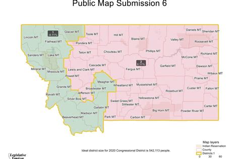 Montana congressional district maps | Montana Public Radio