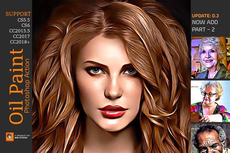 Oil painting photoshop action - kdahobby