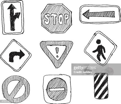 Road Sign Sketch Photos and Premium High Res Pictures - Getty Images