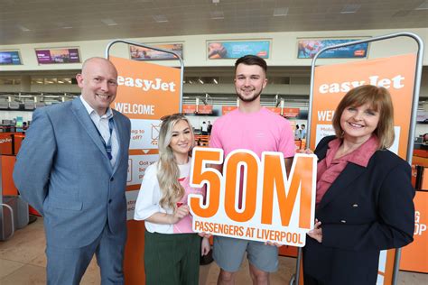 easyJet celebrates flying 50 million passengers from Liverpool John Lennon Airport - Liverpool ...