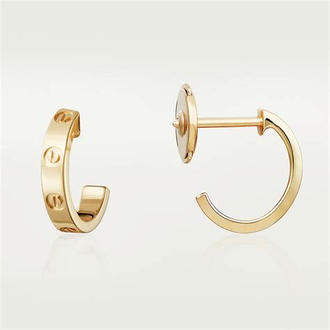 CRB8028800 - LOVE earrings - Yellow gold - Cartier