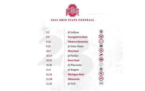 OSU Schedule 2023 | Gameday Grille and Patio