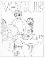 Vogue À Colorier Paris Fashion Coloring Book Books  sketch template