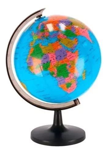 Mapa Mundi 3d Globo Terraqueo 33cm Giratorio Atlas Tierra en venta en ...