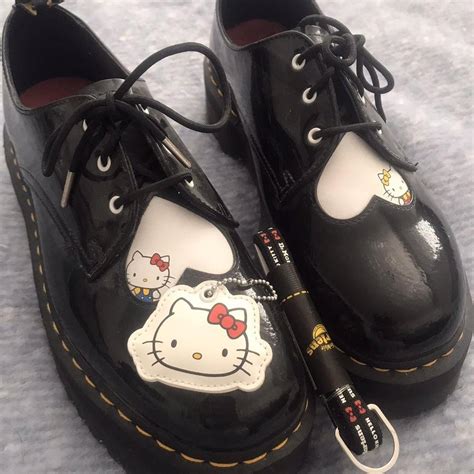 Authentic Hello Kitty Doc Martens 1461s that have... - Depop