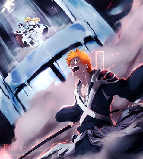 Get Your Ass Back Here – Ichigo, Ishida, Jugram and Yhwach | Daily Anime Art