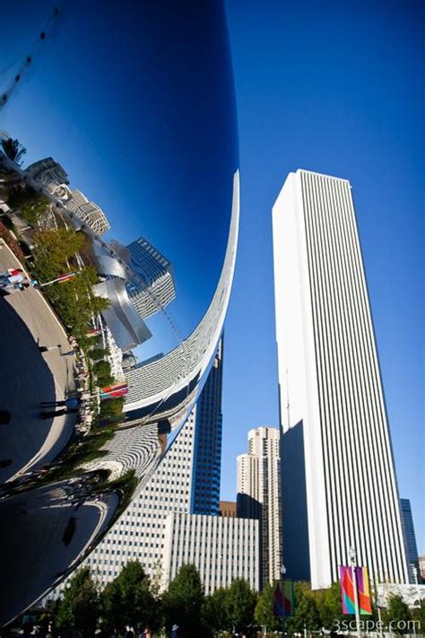 Reflections in Cloud Gate Photograph by Adam Romanowicz