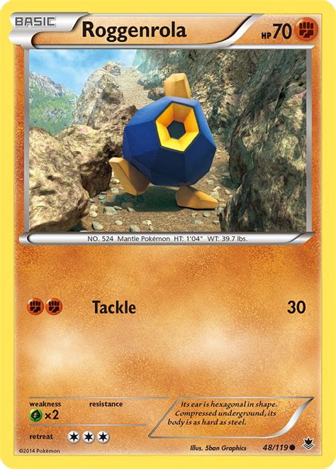 Roggenrola · Phantom Forces (PHF) #48 ‹ PkmnCards