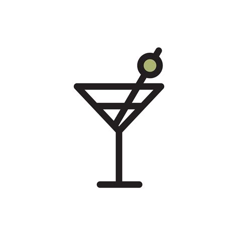 Martini Graphic | Logo Icon | Creative branding, Creative branding ...