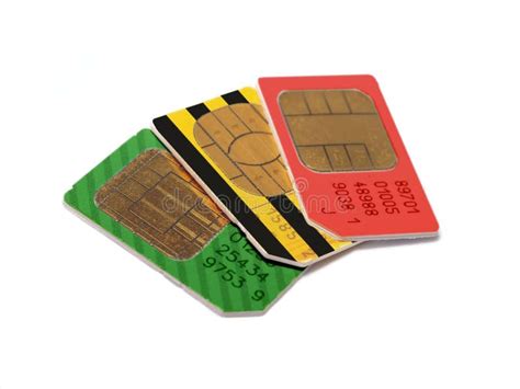 SIM cards for cell phones stock image. Image of cellphone - 6638063