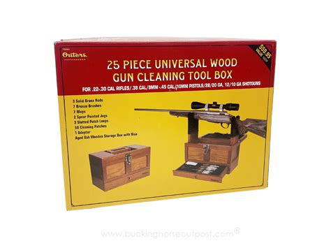 25 Piece Universal Wood Gun Cleaning Tool Box