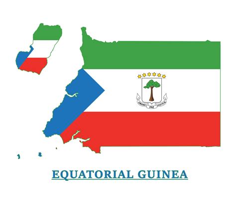 Equatorial Guinea National Flag Map Design, Illustration Of Guinea Equatorial Country Flag ...