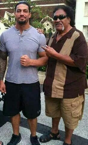 Joseph Anoa'i and his father Sika Anoa'i. | Wwe superstar roman reigns, Wwe roman reigns, Roman ...