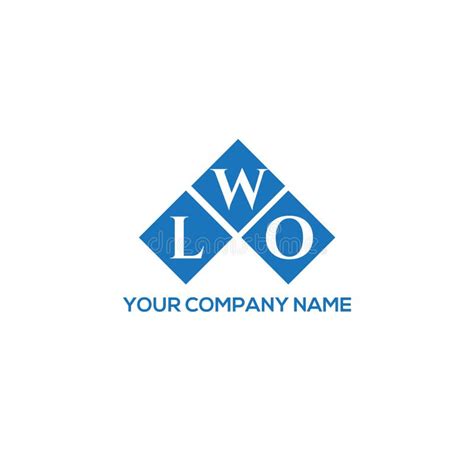 LWO Letter Logo Design on White Background. LWO Creative Initials ...