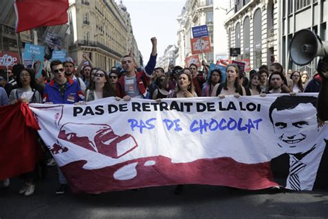 Thousands stage anti-Macron protest in Paris - Punch Newspapers