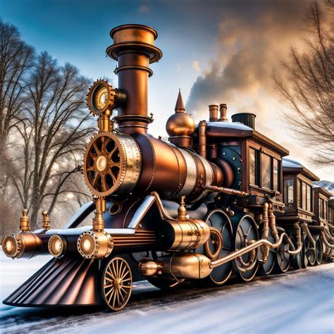 Steampunk Christmas; steampunk, Ultrarealistic photography, 8k, HDR ...