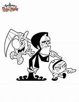 Grim Adventures Of Billy And Mandy Coloring Pages sketch template