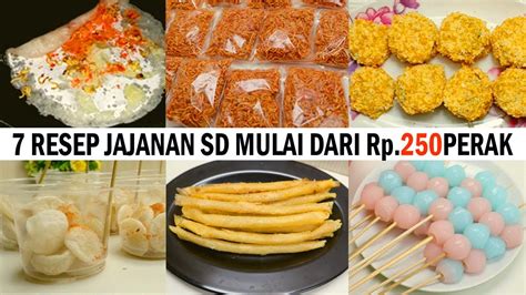 7 RESEP ANEKA JAJANAN ANAK SD - GAMPANG BUATNYA BISA JUALAN LANGSUNG !! JAJANAN SEKOLAHAN - YouTube