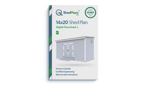 14x20 Storage Shed Plan - Shedplans.org