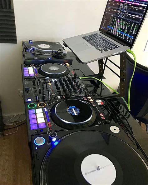 Pin by Sam Compton on Dj setup and system | Dj setup, Dj room, Home music rooms