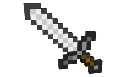 Minecraft Iron Sword Wallpaper