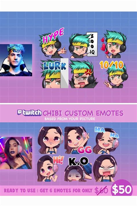 Nidhmtd: I will draw chibi twitch emotes, animated and sub badges for stream for $10 on fiverr ...