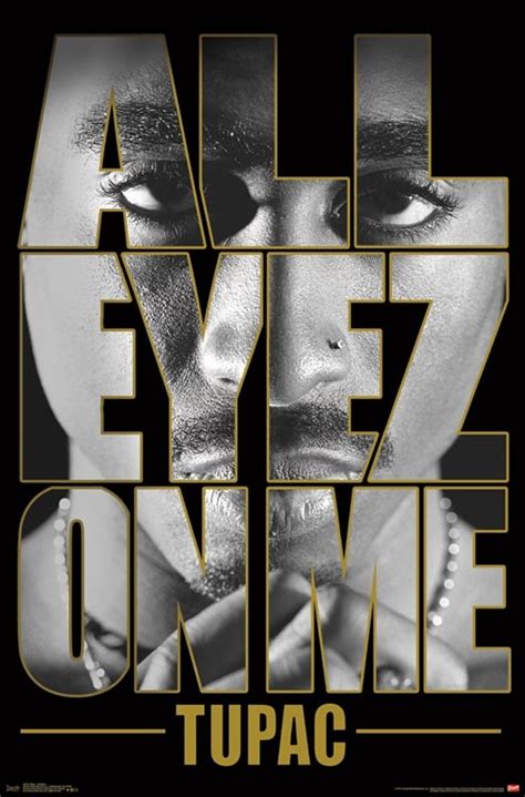 Tupac All Eyes On Me Poster - 22.375" X 34" - The Blacklight Zone