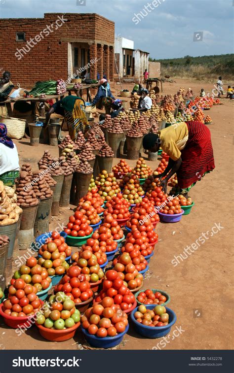 Food Market In Malawi Stock Photo 5432278 : Shutterstock