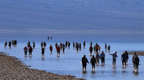 Kayakers Flock To Death Valley For Reemerged Ancient Lake