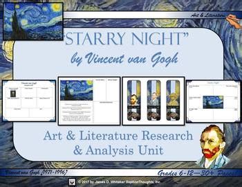 Starry Night by Vincent van Gogh Art and Literature Analysis Resources