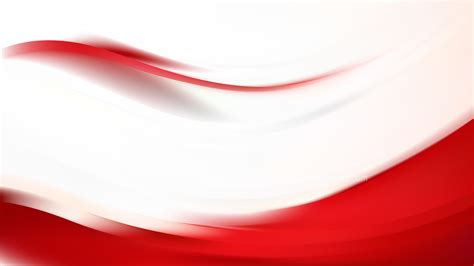 Abstract Red and White Wavy Background Vector Image