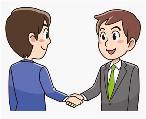 Hand Shake Clipart Hd - Clipart Of People Shaking Hands, HD Png Download - kindpng