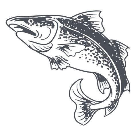 Cod Fish Sketch PNG & SVG Design For T-Shirts