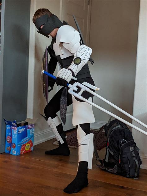 [self] this costume is my own design the sword is not done and i'm an amature so go easy on me # ...