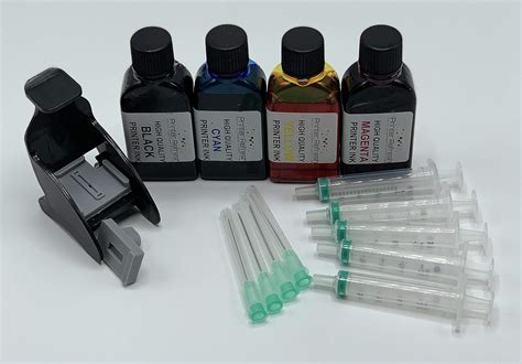 Black and Colour 303XL Ink Cartridge Refill Kit Compatible With HP 303 ...