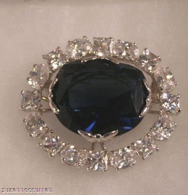 Smithsonian Institution HOPE DIAMOND Replica BROOCH | #40094679