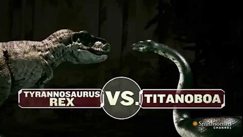 Titanoboa Monster Snake - Titanoboa Vs. T-Rex Animal Videos - video Dailymotion