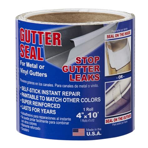 Gutter Seal 4 in. W x 10 L Aluminum Gutter Seal Liner Clear - Walmart.com