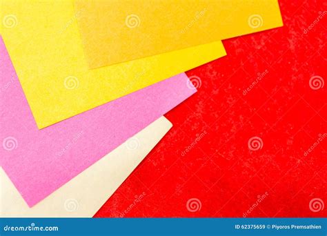 Reminder Notes on the Bright Colorful Paper Stock Image - Image of business, yellow: 62375659