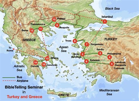 Ancient Colossae Map