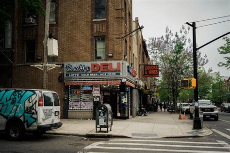 Brooklyn Deli, in Crown Heights, Brooklyn, New York Editorial Stock Photo - Image of history ...