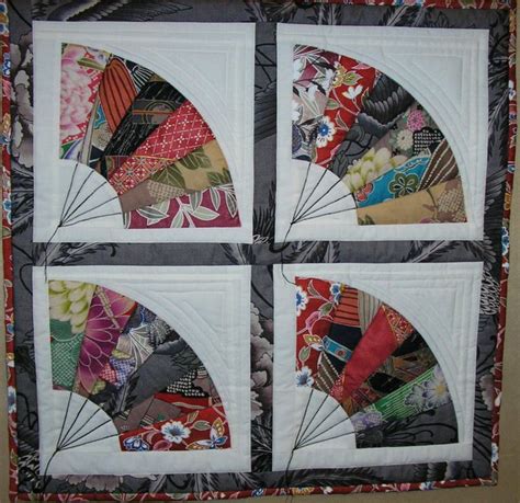 Japanese fans | Japanese quilts, Japanese quilt patterns, Asian quilts