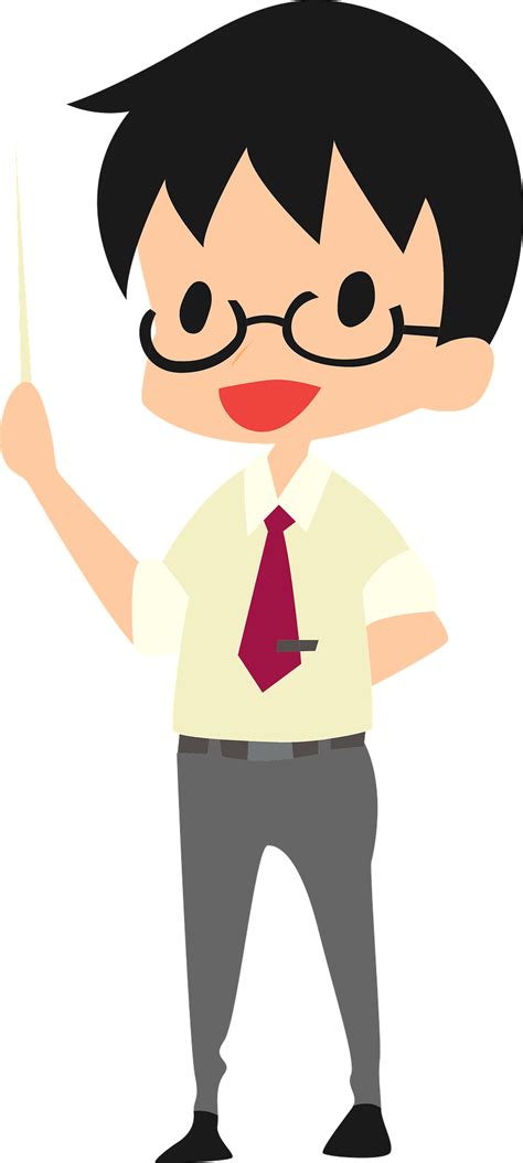 Clipart Of A Male Teacher