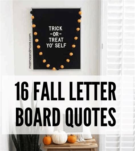 16 Best Fall Letterboard Quotes - Mama and More