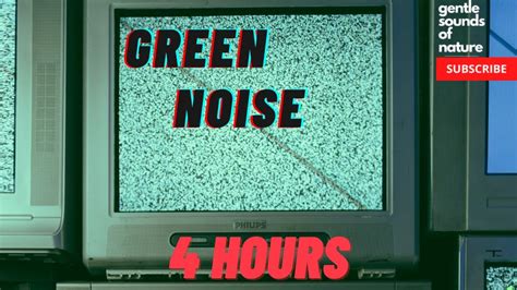 Green Noise for Sleep Quality (4 hours) - YouTube