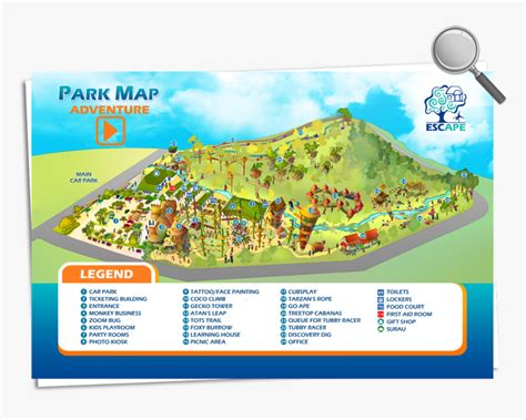 Escape Theme Park Penang Map - Escape Water Park Penang, HD Png ...