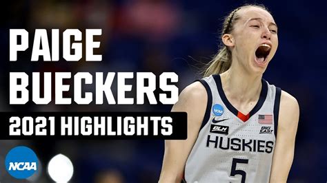 Paige Bueckers 2021 NCAA tournament highlights - YouTube