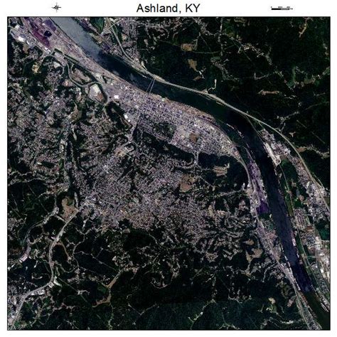 Aerial Photography Map of Ashland, KY Kentucky