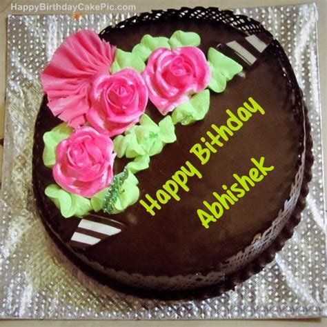 ️ Chocolate Birthday Cake For Abhishek