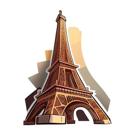 Top 123+ Eiffel tower cartoon png - Tariquerahman.net